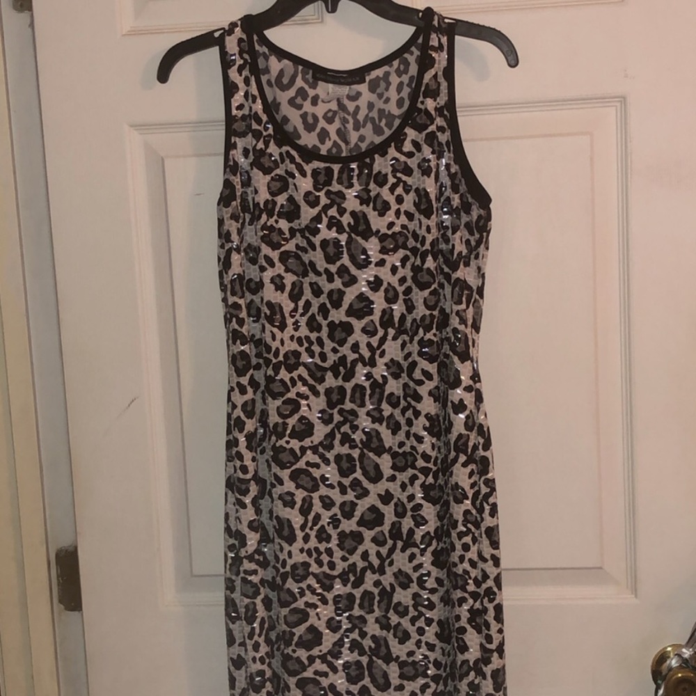 cheetah print dress